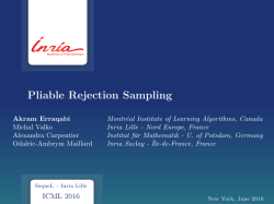 Pliable Rejection Sampling