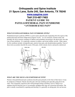Orthopaedic and Spine Institute 21 Spurs Lane, Suite 245