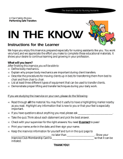 Safe Transfers 1 - European Service at Home