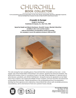 Crusade in Europe - Churchill Book Collector