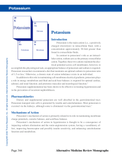 Potassium - anaturalhealingcenter.com