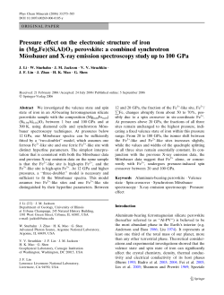 Pressure effect on the electronic structure of iron in (Mg,Fe)(Si,Al)O3