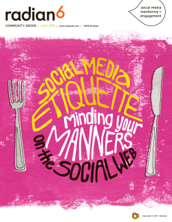 Minding Your Manners on the Social Web