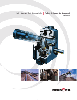 Falk&trade; Quadrive&reg; Shaft Mounted Drive