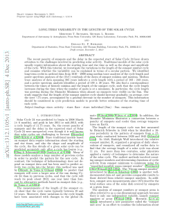 Long-term Variability in the Length of the Solar Cycle