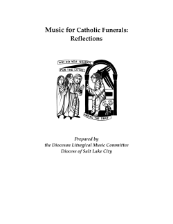 Music for Catholic Funerals: Reflections