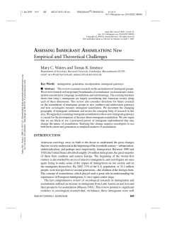 ASSESSING IMMIGRANT ASSIMILATION: New Empirical and
