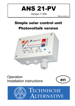 Master &ndash; slave - Technische Alternative