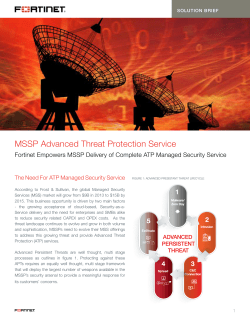 MSSP Advanced Threat Protection Service