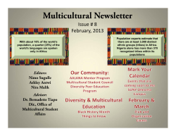Multicultural Newsletter