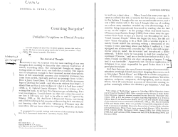 Courting Surprise I - Manhattan Institute for Psychoanalysis