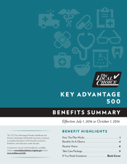 Key Advantage 500 Benefit Plan
