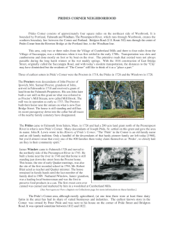 PRIDES CORNER NEIGHBORHOOD - Westbrook