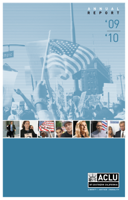 pdfAnnual Report 2009 -2010 - ACLU of Southern California