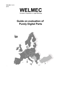 Guide on evaluation of Purely Digital Parts