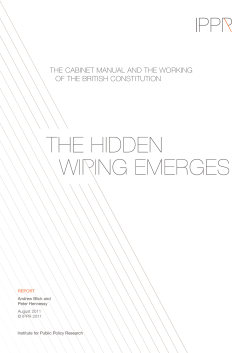 The hidden wiring emerges