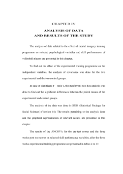 Pre test and Post test scores of the experimental and control groups