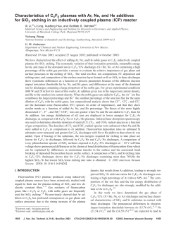Characteristics of C4F8 plasmas with Ar, Ne, and He