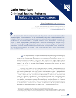 Latin American Criminal Justice Reform