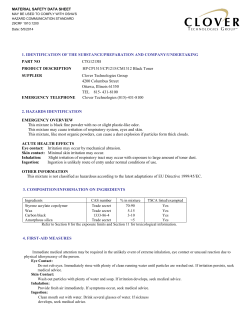 2. HAZARDS IDENTIFICATION Eye contact: Irritation may occur by