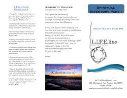 Sermon Notes - Avalon Community Church