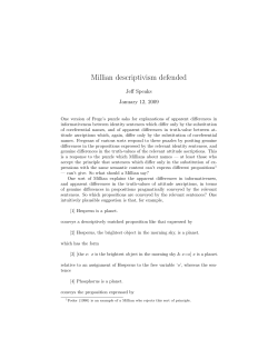 Millian descriptivism defended