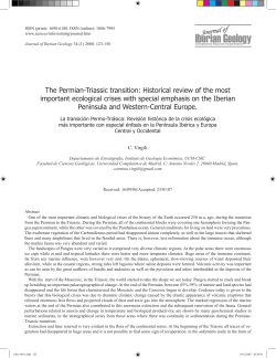 The Permian-Triassic transition - DIGITAL.CSIC, el repositorio