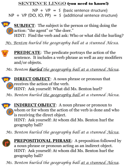 sentence lingo presentation