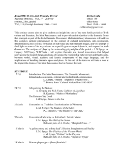 AN2102MA06 The Irish Dramatic Revival