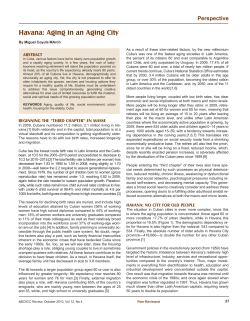 Havana: Aging in an Aging City