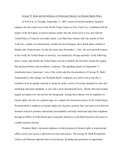 Paper - The George W. Bush Presidential Library and Museum