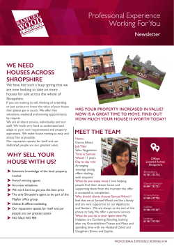 Professional Experience Working For You