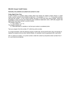 EML3035: Sample Test#2 Problem Generally, two problems are