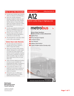 Martin Luther King Jr. Highway Line