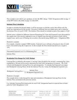 This example is provided to give guidance on how the RBC charge