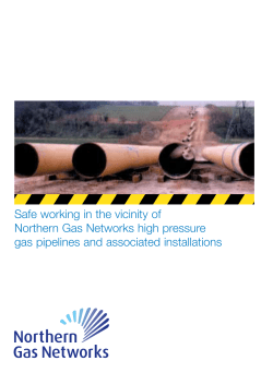 Safe working in the vicinity of Northern Gas Networks high pressure