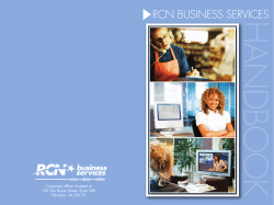 RCN BUSINESS SERVICES