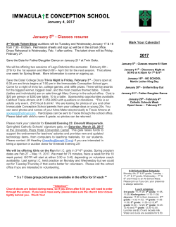 immacula&dagger;e conception school - Springfield Catholic Schools