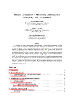 Efficient Computation of Multiplicity and Directional Multiplicity