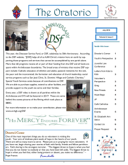 The Oratorio - Archdiocese of Galveston