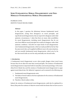 Semi-Fundamental Moral Disagreement and Non