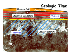 Geologic Time - Bryn Mawr College