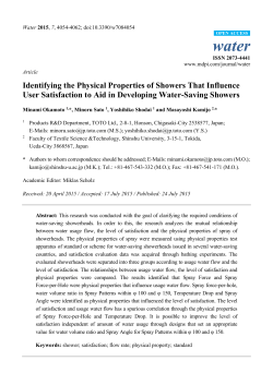 Identifying the Physical Properties of Showers That Influence User