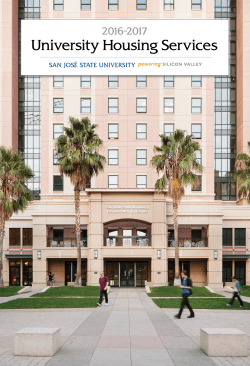 2016-2017 Housing Brochure - University Housing Services