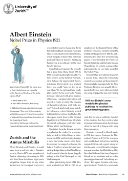 Read more about Albert Einstein`s life and work