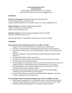 Laura Causey Sandoval, Ph.D. Curriculum Vitae address