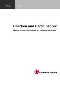 Children and Participation: Research