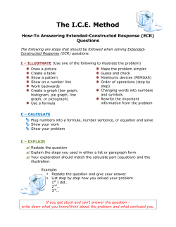 The ICE Method - Manville School District