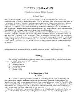 the way of salvation