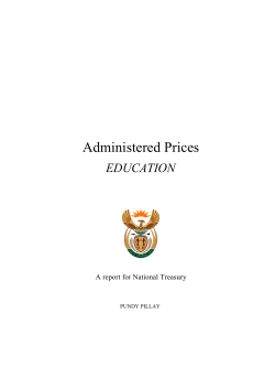 Education - National Treasury